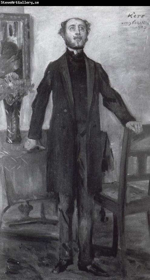 Lovis Corinth Portrat Alfred Kerr